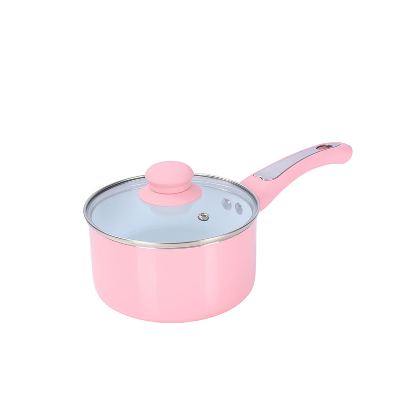 Juego de utensilios de cocina de aluminio antiadherente sartén sopa olla leche olla hogar olla traje al por mayor