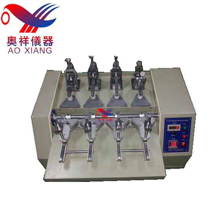 成品鞋耐弯曲试验机(后跟起)  成品鞋耐弯曲试验机,鞋子弯曲测试