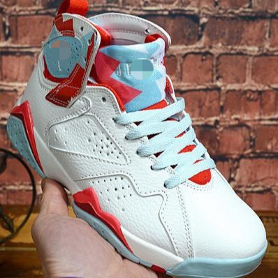 Zapatillas de Baloncesto Retro de Caña Alta AJ7 con Amortiguación para Deporte al Aire Libre image 4