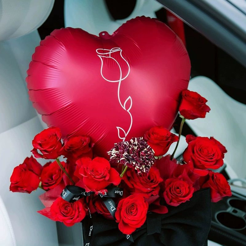 Модные свадебные воздушные шары в форме сердца, романтическое украшение для признания в любви, свадебное предложение в помещении, атмосфера помолвки, установка сцены, плавающий стол