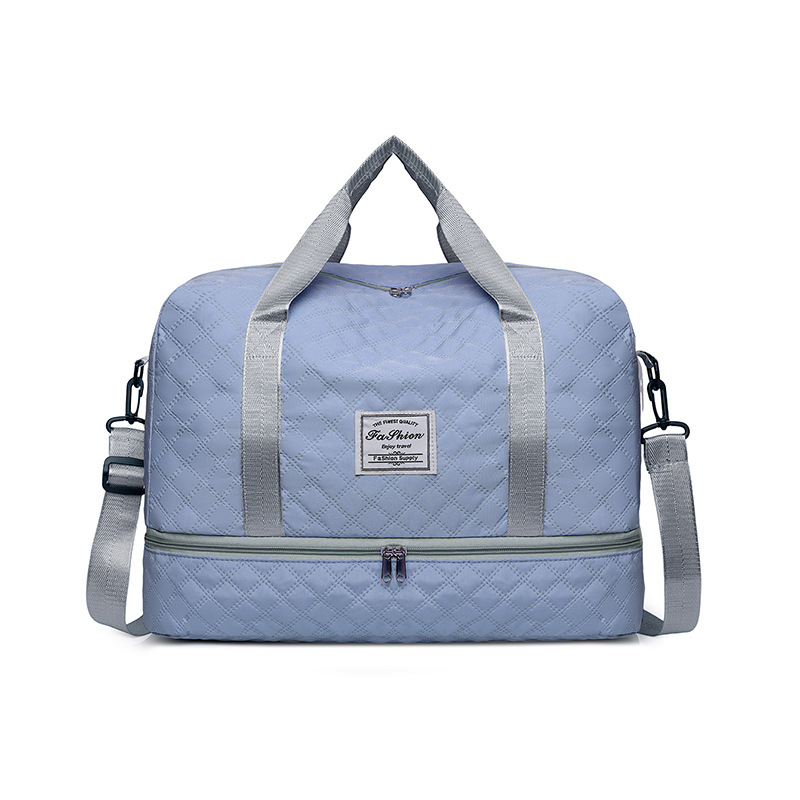 Bolsa de viaje de moda 2026 nueva simple separación seca y húmeda se puede ajustar la barra de tracción bolsa de ejercicio de gran capacidad de expansión bolsa de almacenamiento
