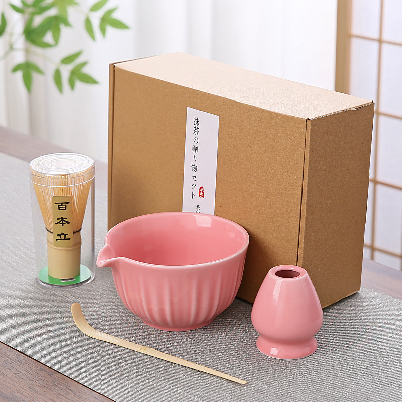 Transfronterizo exclusivo para el set de té Matcha japonés caja de regalo de té Matcha cepillo de té de 100 libros de té Matcha de la dinastía Song