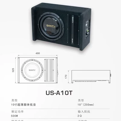 Danish Car Active Subwoofer Car speaker/subwoofer