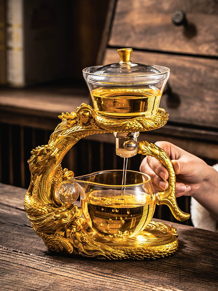 Glass automatic tea set for home use, high-end teapot, new collection