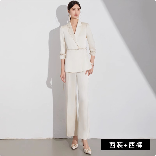 Apricot suit + trousers