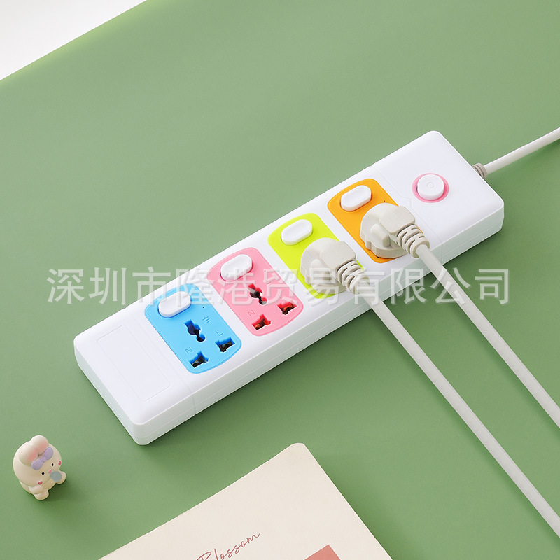 越南外贸插座沙特迪拜印度伊朗多开关电源插线板英美规墨西哥插排
