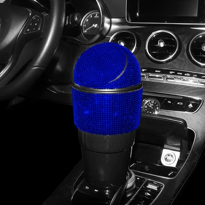 water cup holder storage box, Car storage bag/box - blue-diamond