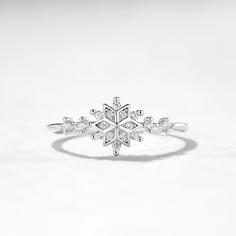 Plating Design 925 Sterling Silver Star Rings 925 Sterling Silver Rings