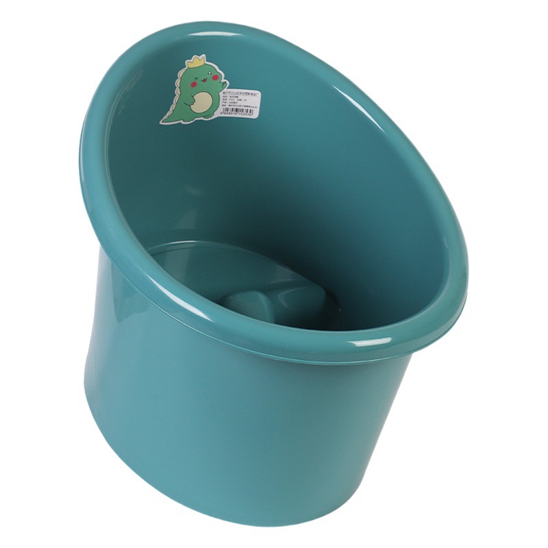 Bebé bañera redonda niños Cubo de baño bebé puede sentarse Cubo de baño engrosada Cubo de baño de plástico bañera de bebé