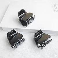 4CM средний черный квадратный зажим для сцепления с вертикальной головкой Зажим для волос ручной работы DIY Зажим для волос Зажим для волос головные уборы
