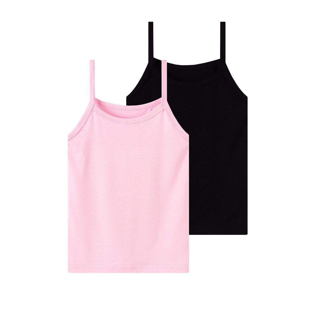 2-pack camisole-pink+black