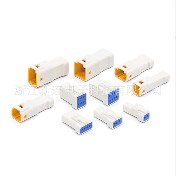 06R-JWPF-VSLE-D连接器JST防水胶壳汽车2.0mm间距 6pin
