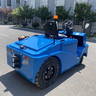 15-ton heavy-duty battery airport tractor electric tractor aircraft luggage trailer with track trailer