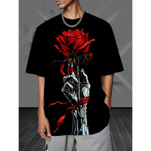O 26885 3D Skull Hand Print Tee 3D ������ӡ�� T ���羳��