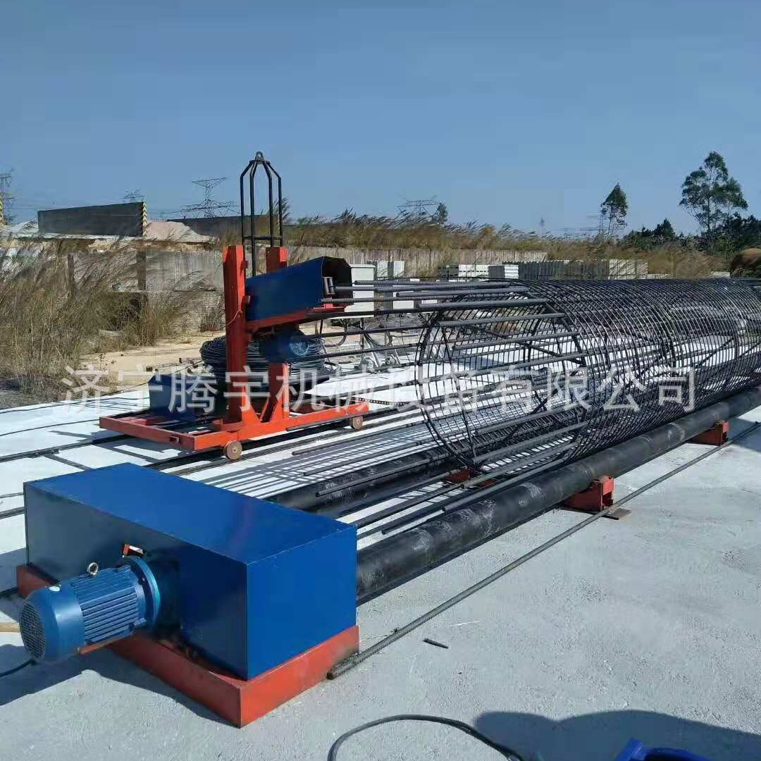 厂家直供钢筋笼成型机 半自动钢筋笼绕筋机 高铁钢筋笼绕筋机