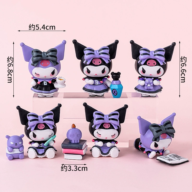 Xiaohongshu is the same cute Kuromi cake decorative ornament net red girl girl birthday party dressing plug -in