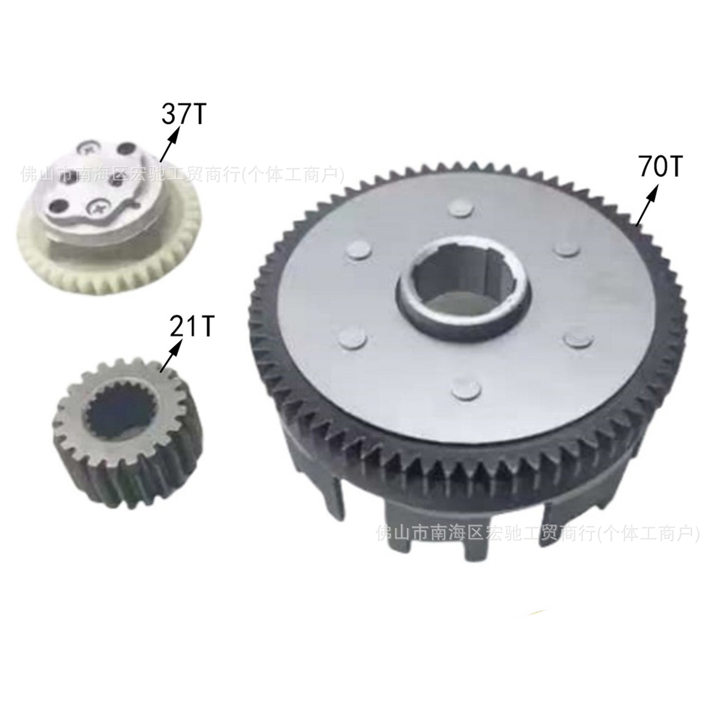 Mexico Meikeduo Motorcycle Parts Clutch Assembly Ft/Cg150 6-Pole 6-Plate Dm200 Rt250Zs