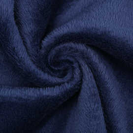 工厂大量批发销售藏青色金光绒运动服校服绒布高密度针织毛绒现代