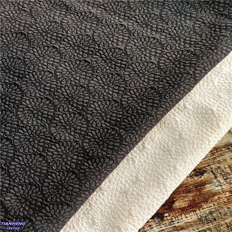 新款厂家现货涤纶提花春夏女装童装连衣裙衬衫汉服服饰 面料直供