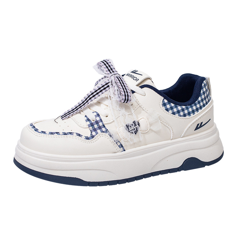 Retirada universal arco de moda zapatos de suela gruesa zapatos de lazos bajos de malla de alto valor de la cara zapatos de mujer nuevos zapatos de solos de estudiantes