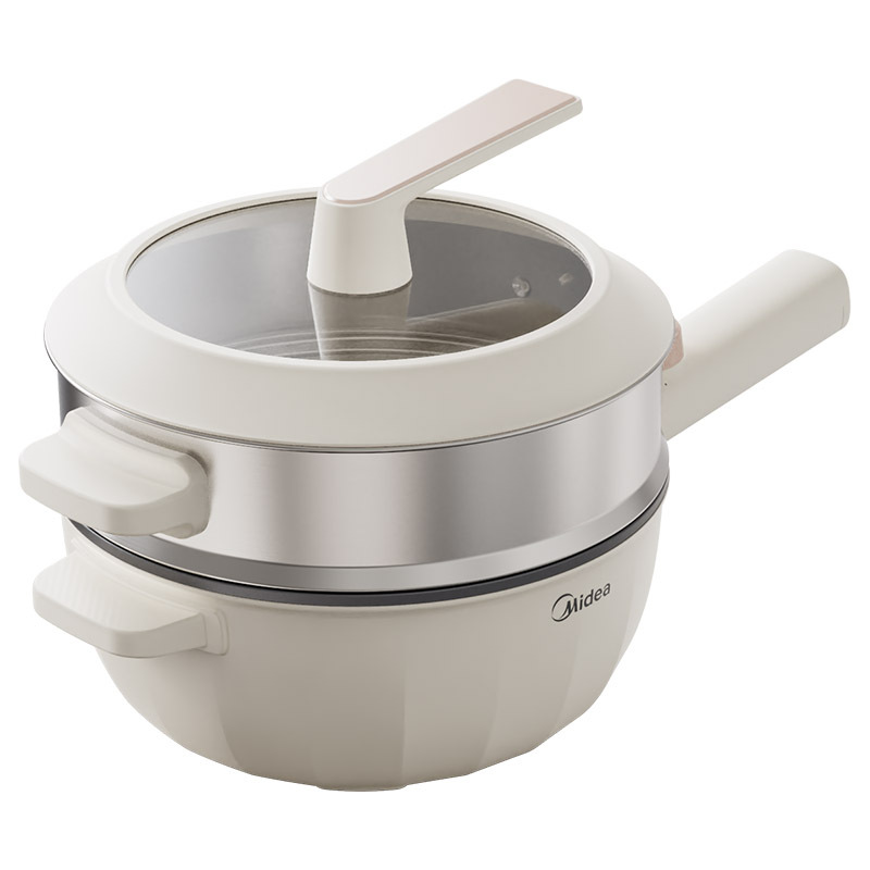 Midea Mc-Hcg2572 Electric Wok All-In-One Non-Stick Dormitory Small Multi-Functional Electric Cooking Pot Wok