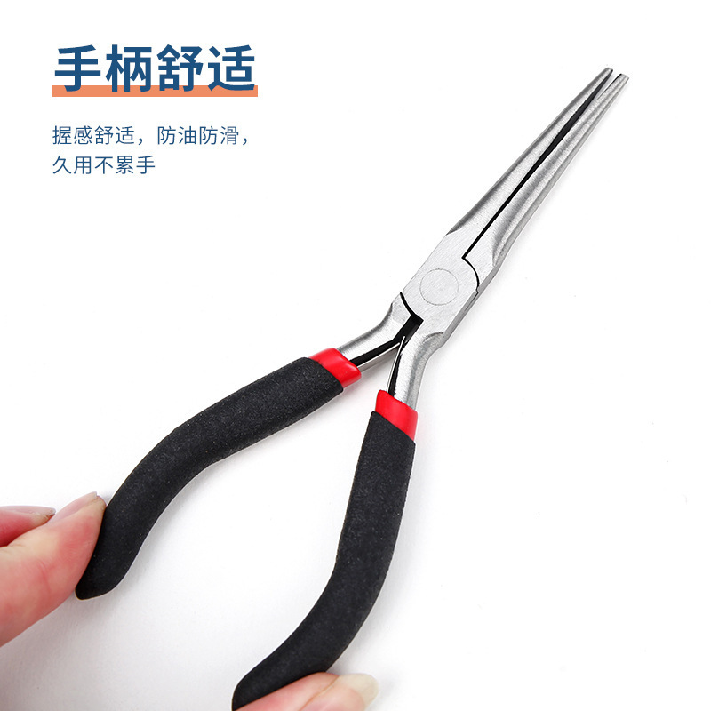 鋼線尖口鉗子多機能万能電気金物工具斜口鉗子ミニ小斜口鉗子手作りバイス|undefined
