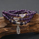 Imitation Amethyst Citrine Bracelet Wholesale Ethnic Style Street Stall Supply Douyin Kuaishou Live Broadcast Supply