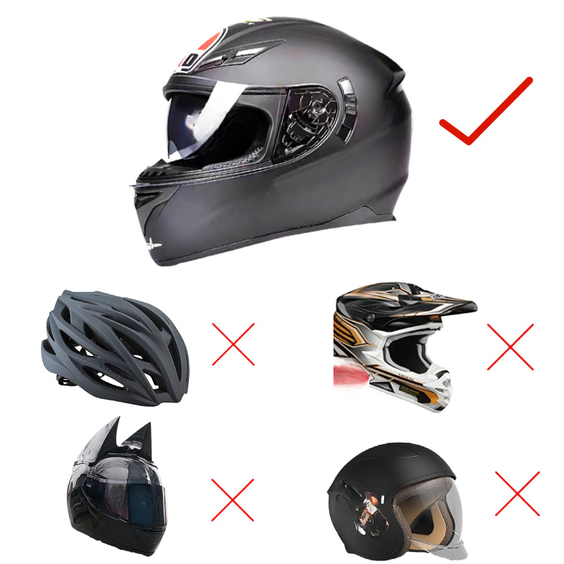 Venta caliente transfronteriza cubierta de decoración de casco de motocicleta máscara de animal accesorios de motocicleta cubierta de calabaza sin dientes de conejo de dibujos animados