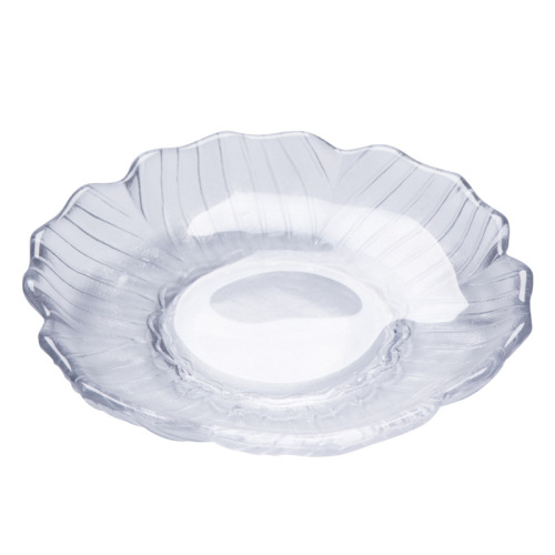 Japanese-style glass teacup brewing cup coaster tray heat separator crystal transparent tea mat tea set accessory tea ceremony