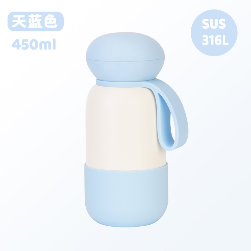 2025新款跨境316L不锈钢运动水瓶便携手提水杯多色户外便携保温杯|undefined