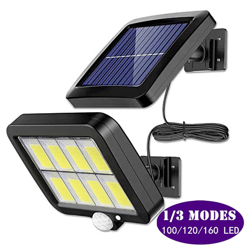 56led induction wall light waterproof split solar 100COB separated human body induction garden light garage light