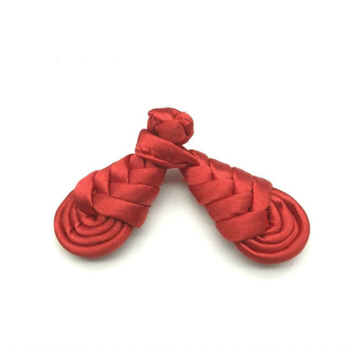 Solid fabric pipa buckle, satin plum blossom disc button, material for children's disc buttons, cheongsam buttons, ethnic-style buttons, Tang suit buttons