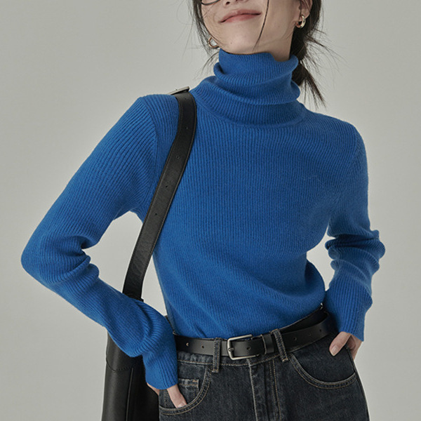 Super Elastic Wool Sweater, Autumn and Winter Base Layer, Multi-Color Warm Basic High-Neck Slim-Fit Top for Women, Fashionable and Versatile Super Elastic Wool Sweater, Autumn and Winter Base Layer, Multi-Color Warm Basic High-Neck Slim-Fit Top for Women, Fashionable and Versatile