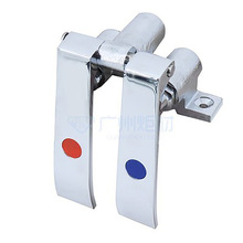 脚踏阀 单温双温膝顶阀 可替代天仕配件 厨房商用龙头阀垒德株