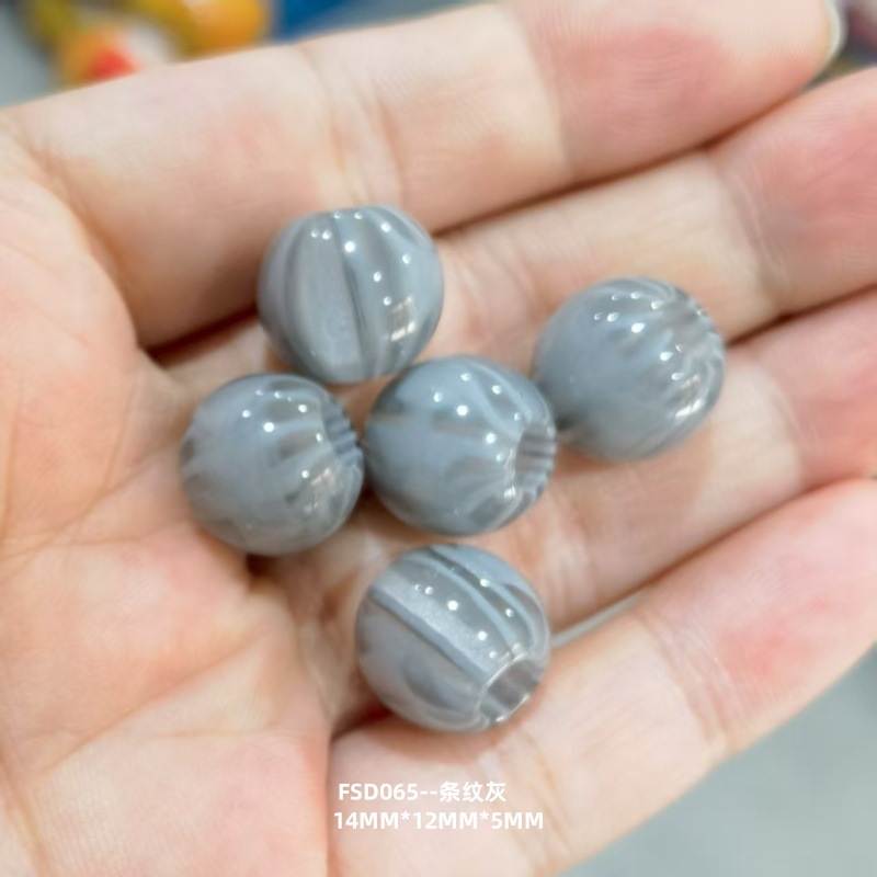 芬锦金箔烟丝大孔珠子吊扣绳盘扣头装饰扣穿绳扣现货批发中国风|undefined