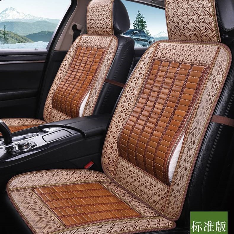 Excavator Seat Cushion Single Seat Four Seasons Sany Xcmg Caterpillar Kobelco Komatsu Summer Bamboo Breathable Excavator Seat Cover
