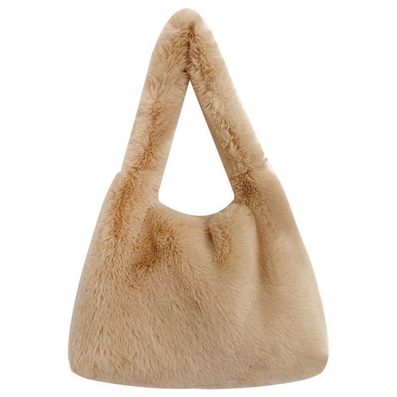 ハーリップトゥ Faux Fur Shoulder Bag ecru エクリュ Faux Fur