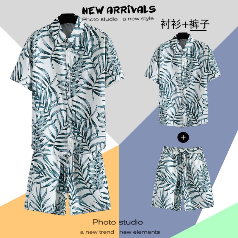 ST19 화이트 [슈트] (셔츠+반바지)