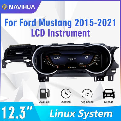 Ford Mustang 2015-21 üçün 12.3 düym tam LCD ağıllı cihaz paneli