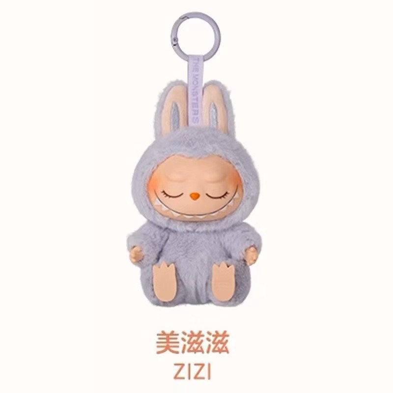 泡泡玛特labubu拉布布一代盲盒坐坐派对系列搪胶脸毛绒公仔挂件|undefined