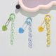 Chain pendant love key chain diy handmade acrylic chain protective case pendant bag mobile phone chain