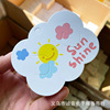 [100 sheets] DIY hairpin card paper handmade color white cloud hair jewelry packaging accessories