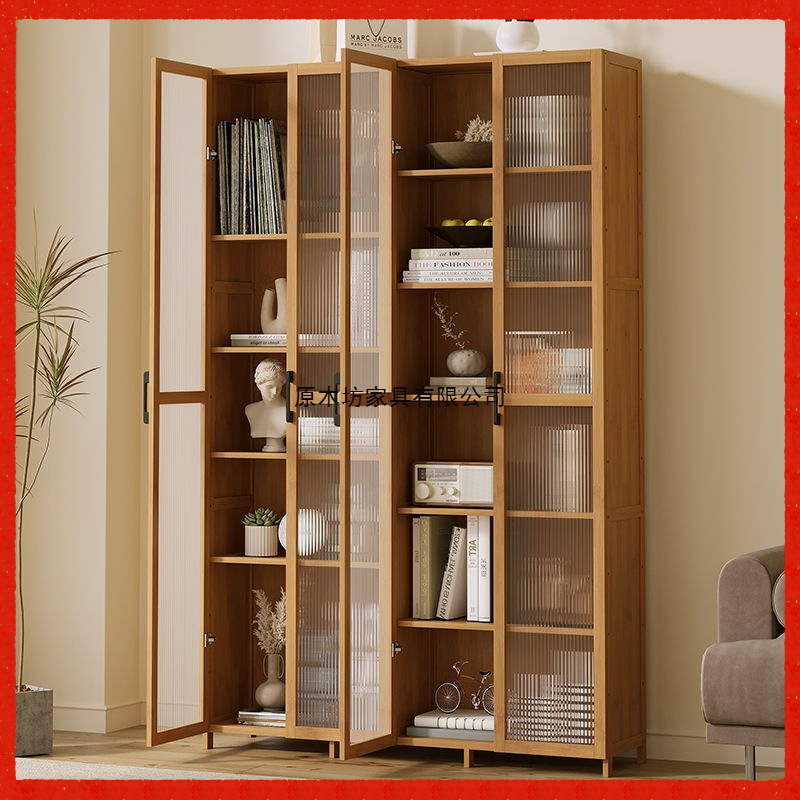 Living Room Cabinet Bookshelf Storage Rack Floor-To-Ceiling Wall-Mounted Bookcase Simple Simple Home Bedroom Storage Storage Cabinet