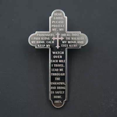 Car Glasses Clip/Bill Clip Clip Prayer for Peace and - jz31-3-gun-black