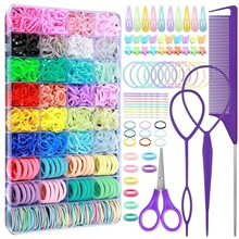 A 37345 Colorful Children Hair Ties ��ɫ��ͯ����Ƥ�� �羳��