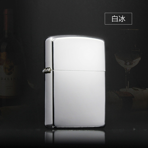Original white ice kerosene lighter blue ice variety of gasoline cotton oil lighter vintage nostalgic advertising gifts