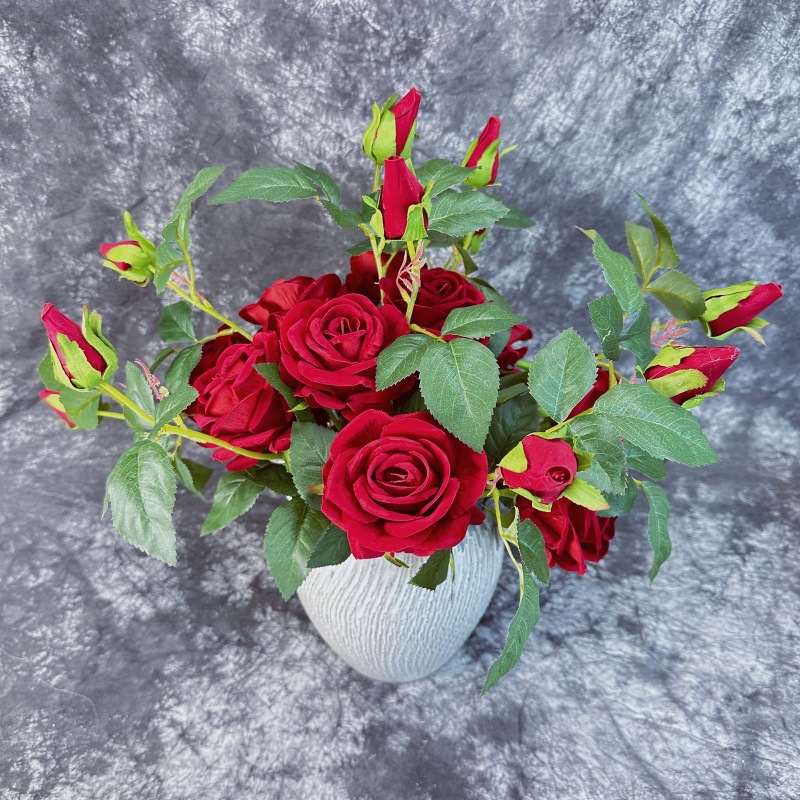 2 Blockbuilding Rose simulation flower Amazon artificial fake…