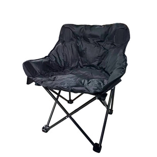 Sports Outdoor Folding Stool with Backrest and Cotton Padding for Home Use, Fishing Chair, Portable Stool for Camping, Picnic Set, Beach Sketching