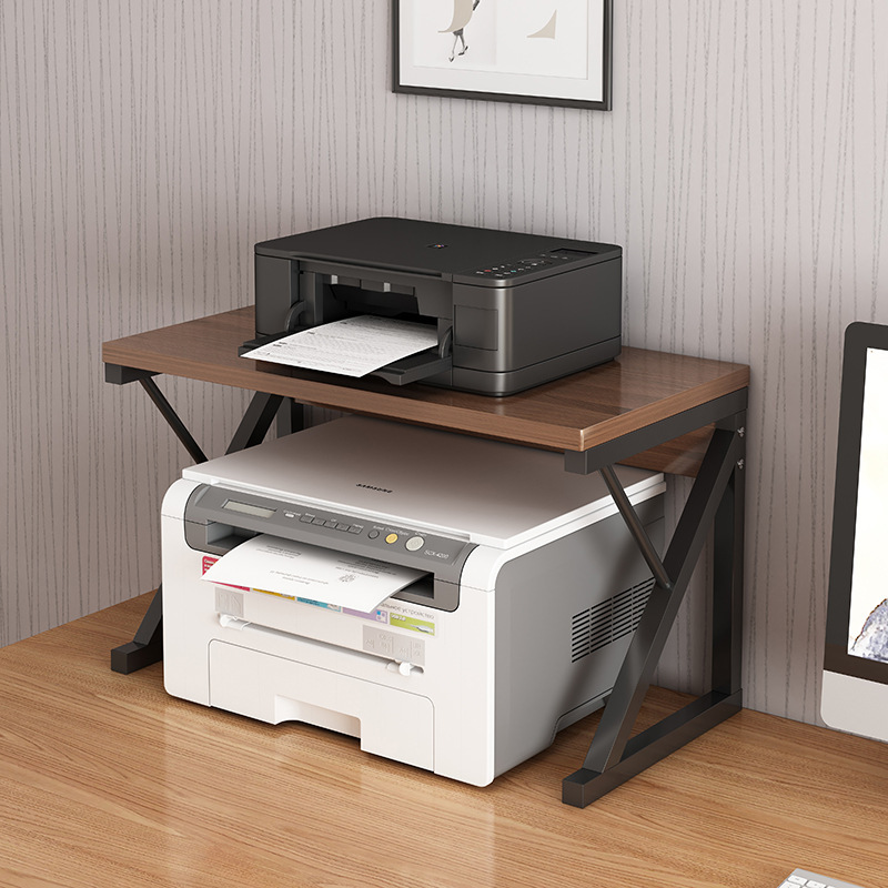 Printer shelf desktop copier shelf multi-functional office countertop storage organizer small bracket