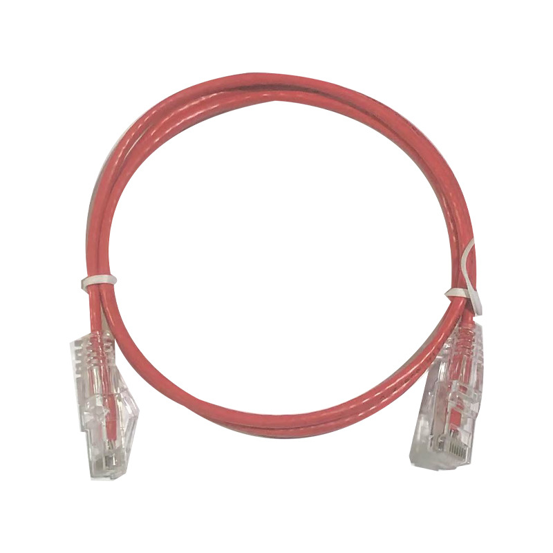 Super seis tipos gigabit OD3.8mm cable de red cat6a sin oxígeno cobre 28 cable de extensión de enlace cable de red muy delgado image 6
